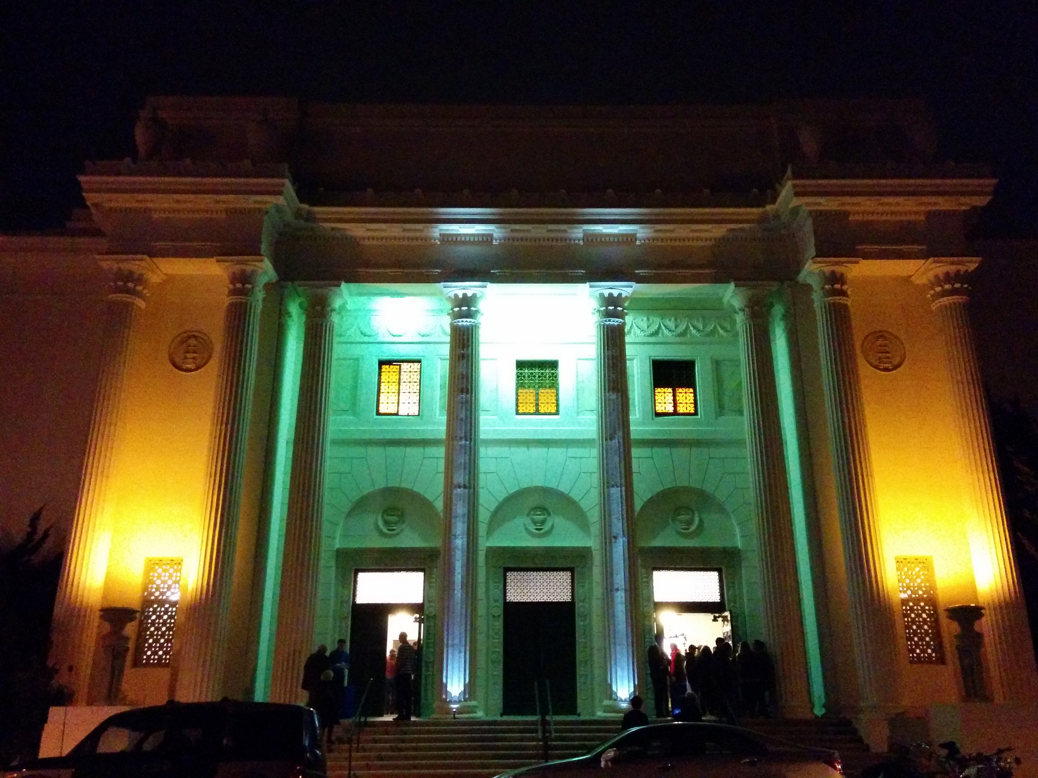 The Internet Archive at night
